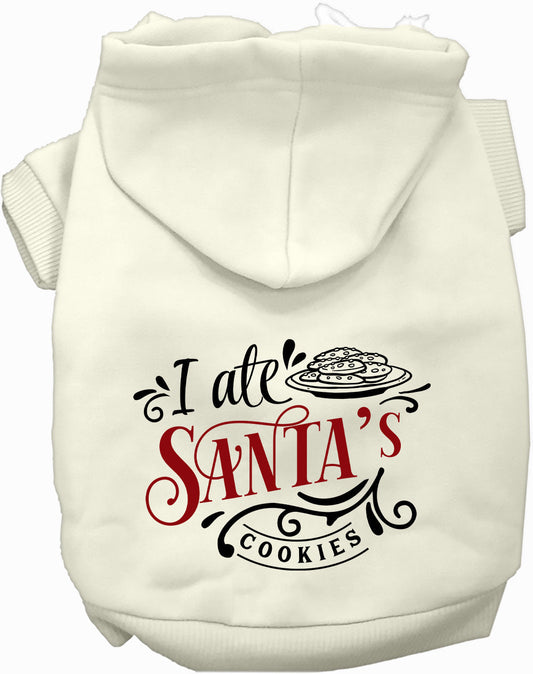 I Ate Santa's Cookies Pet Hoodie