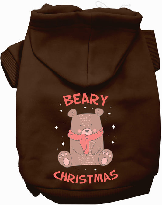Dog Hoodie Beary for Festive Holiday Pet Comfort and Comfort