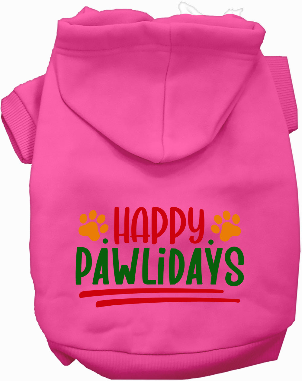 Dog Hoodie Happy Pawlidays Holiday for Festive Holiday Pet