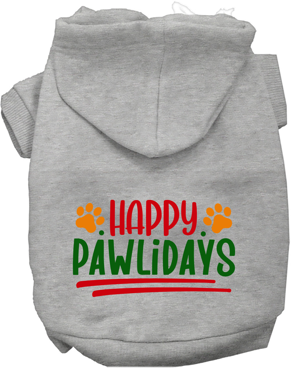Dog Hoodie Happy Pawlidays Holiday for Festive Holiday Pet