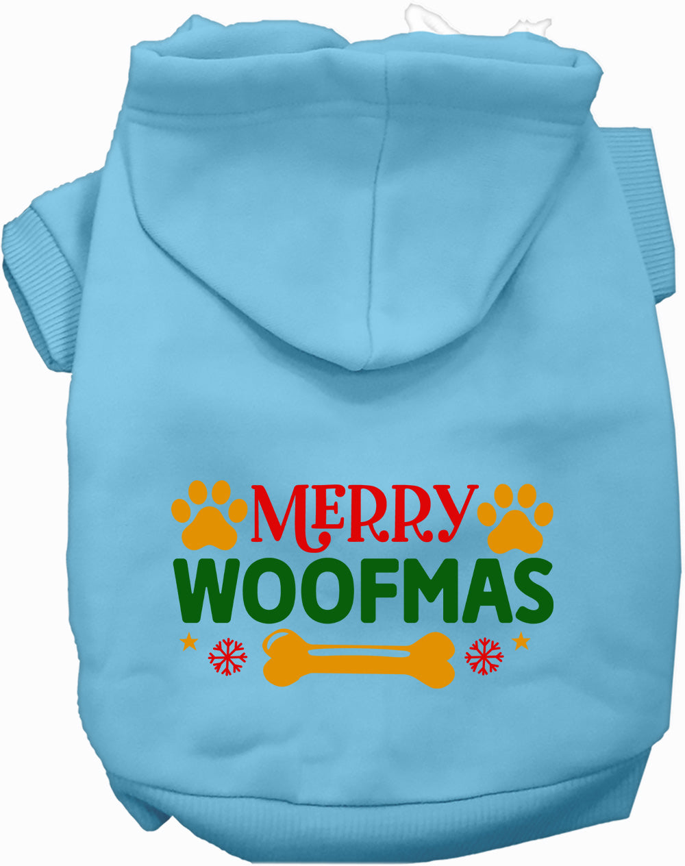 Dog Hoodie Merry Woofmas for Festive Holiday Pet Comfort