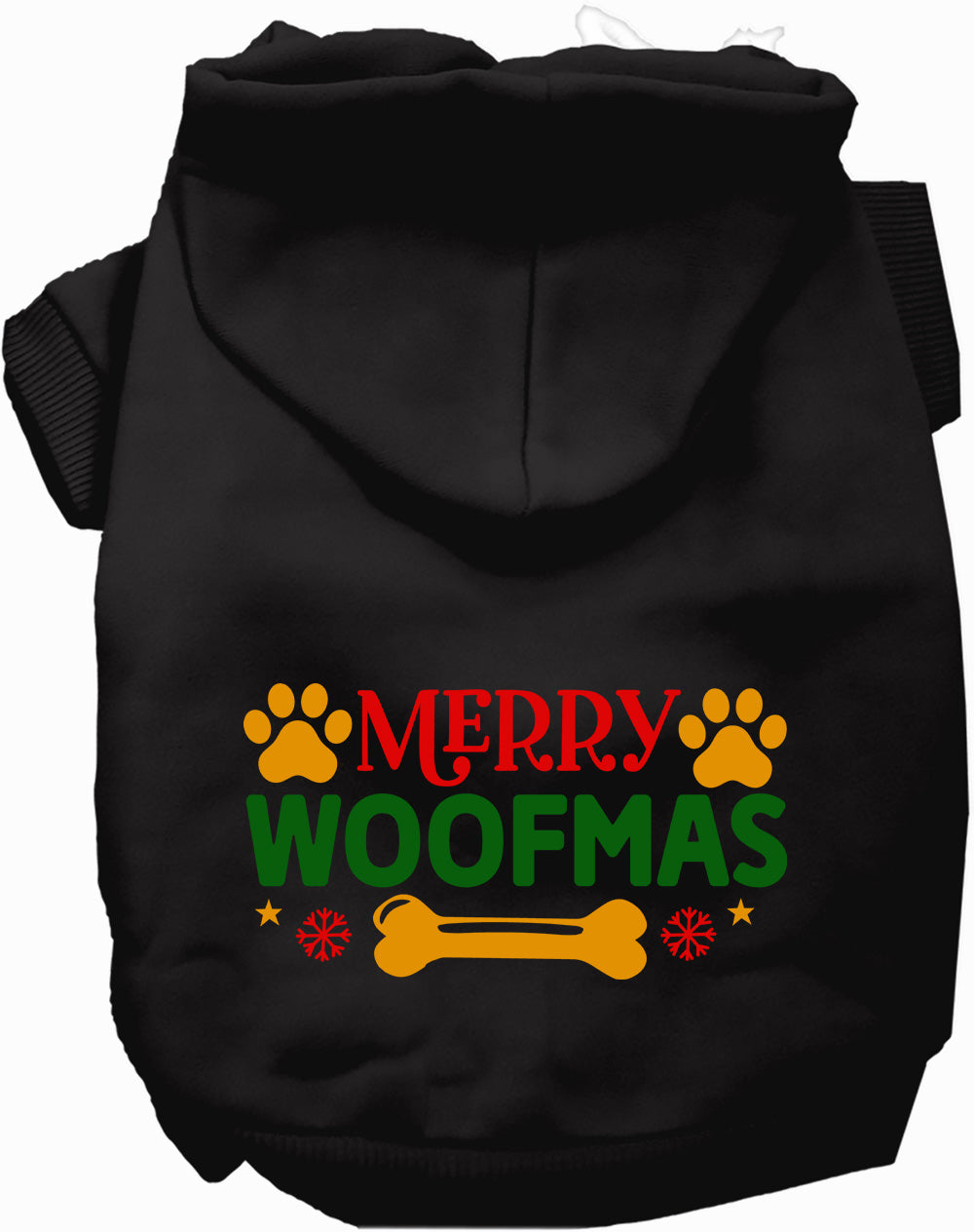 Dog Hoodie Merry Woofmas for Festive Holiday Pet Comfort