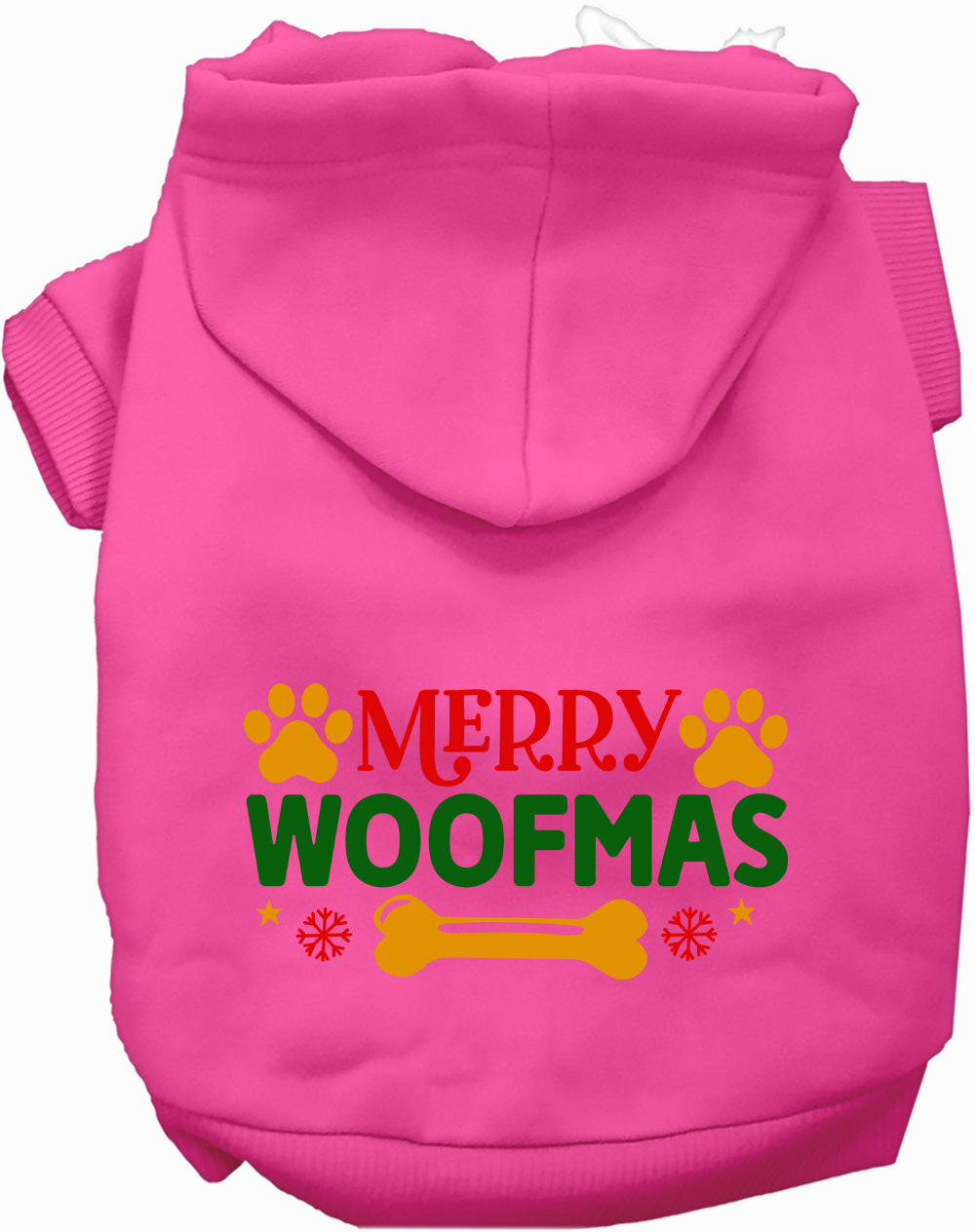 Dog Hoodie Merry Woofmas for Festive Holiday Pet Comfort