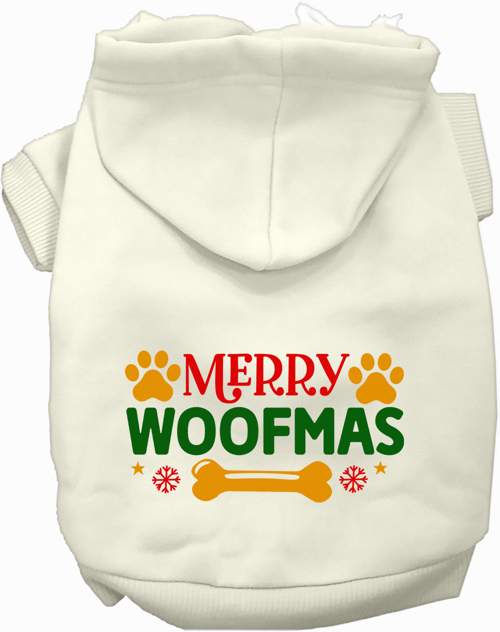 Dog Hoodie Merry Woofmas for Festive Holiday Pet Comfort