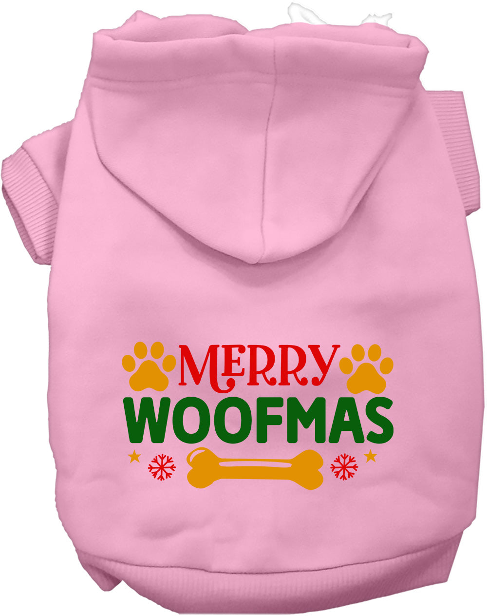 Dog Hoodie Merry Woofmas for Festive Holiday Pet Comfort