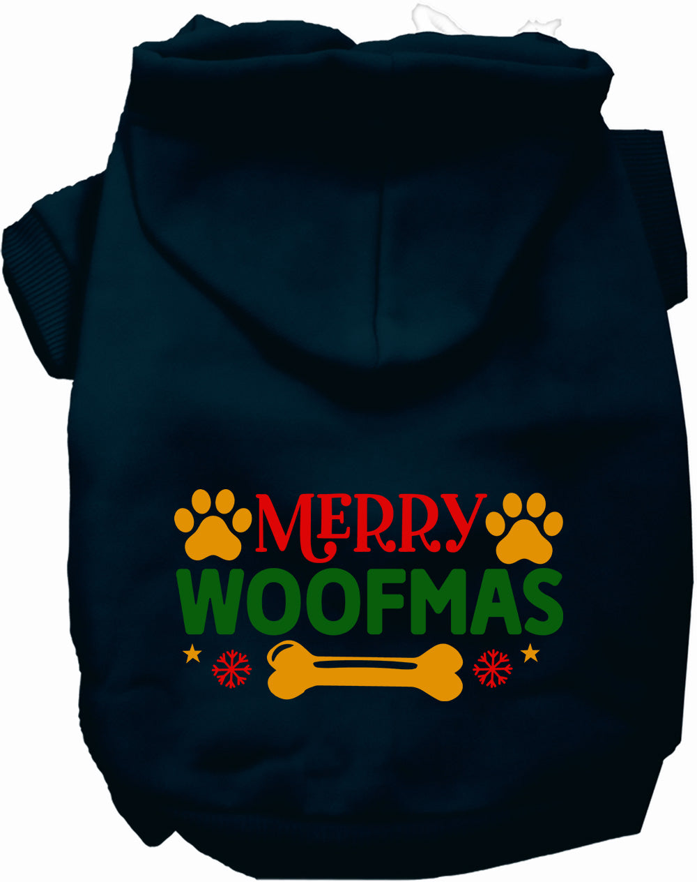 Dog Hoodie Merry Woofmas for Festive Holiday Pet Comfort