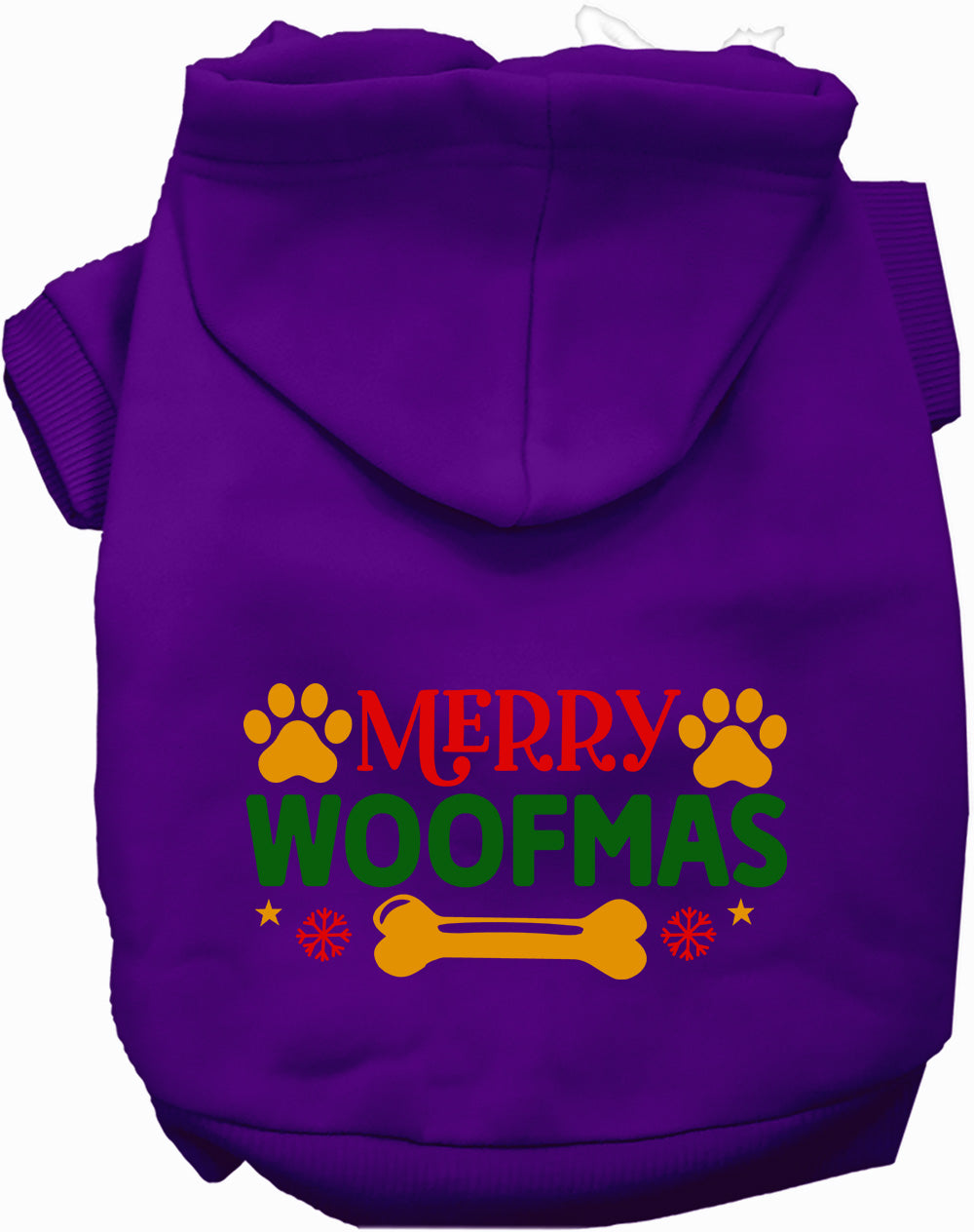 Dog Hoodie Merry Woofmas for Festive Holiday Pet Comfort