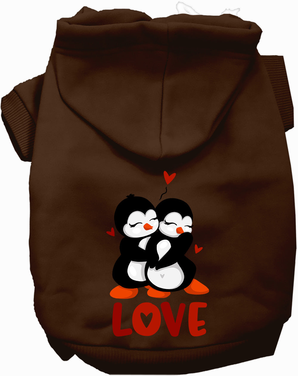 Dog Hoodie Penguin Love for Everyday Pet Style and Comfort