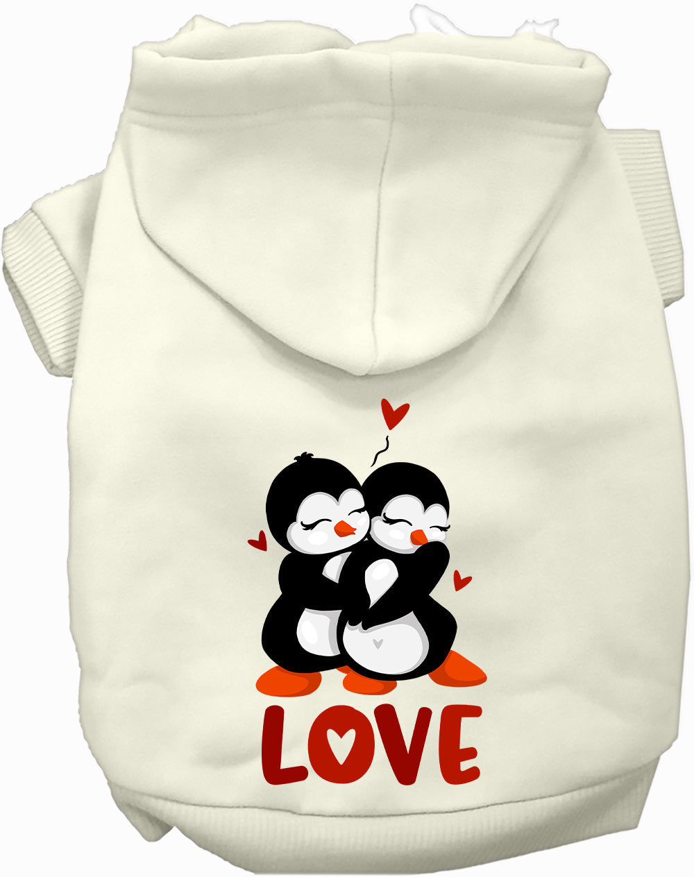 Dog Hoodie Penguin Love for Everyday Pet Style and Comfort