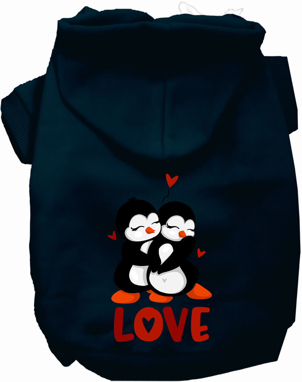 Dog Hoodie Penguin Love for Everyday Pet Style and Comfort