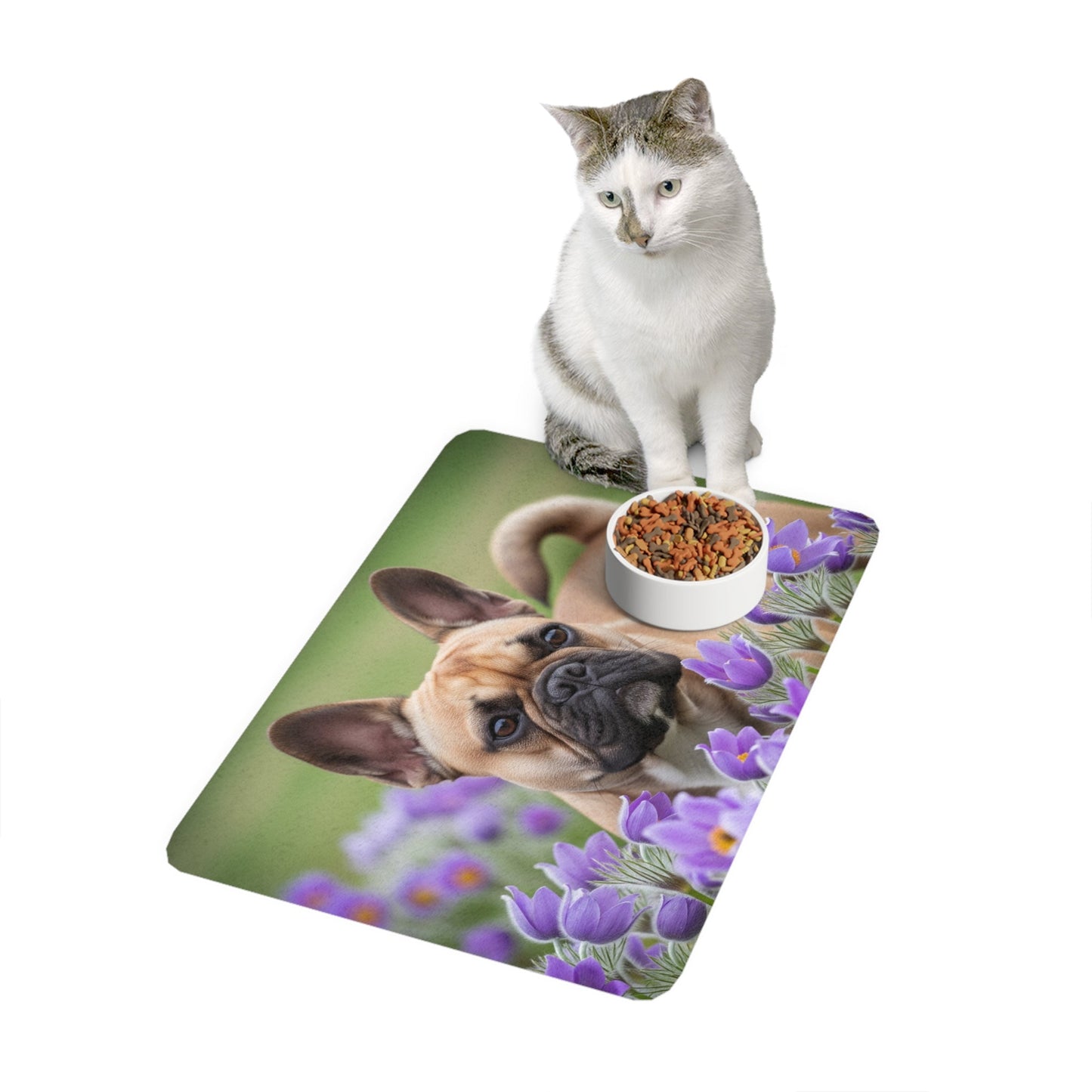 Pet Food Mat (12x18) - French Bulldog