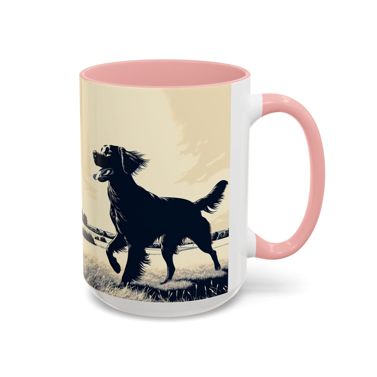 Flat Coated Retriever Accent Coffee Mug - Perfect Gift for