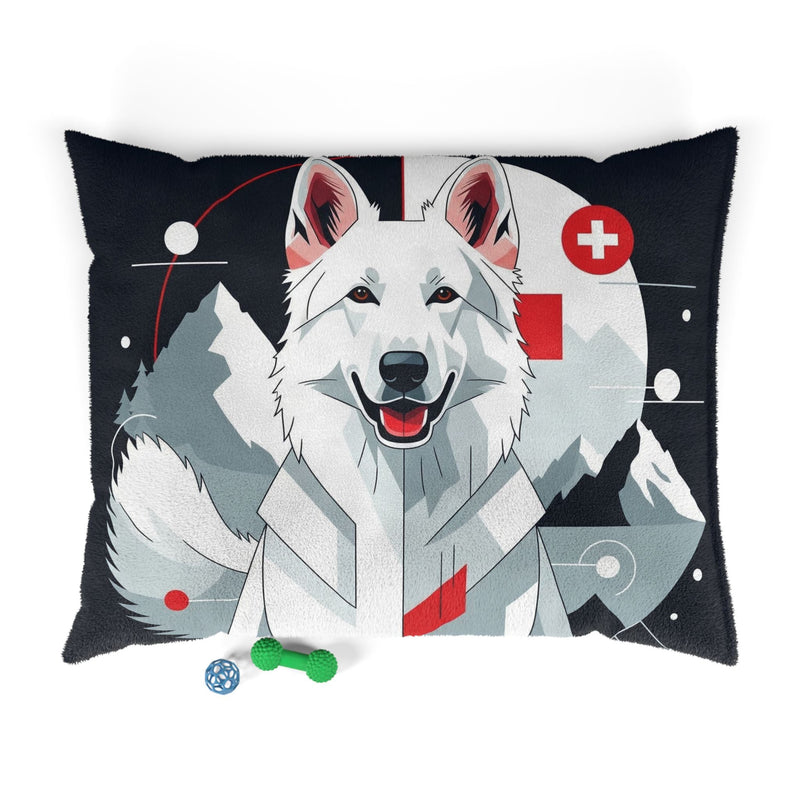 White Swiss Shepherd Dog Pet Bed