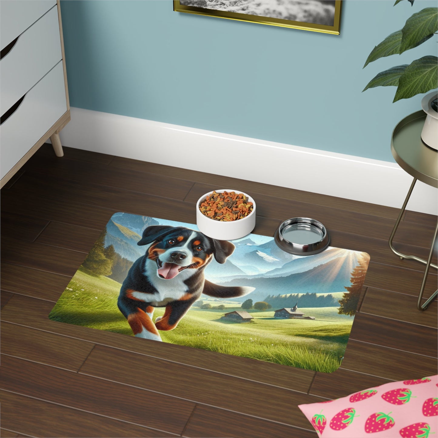 Pet Food Mat (12x18) - Entlebucher Mountain Dog