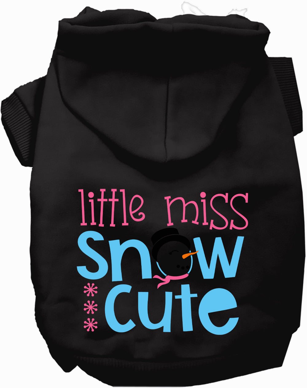Dog Hoodie Little Miss Snow Cute for Everyday Pet Style and