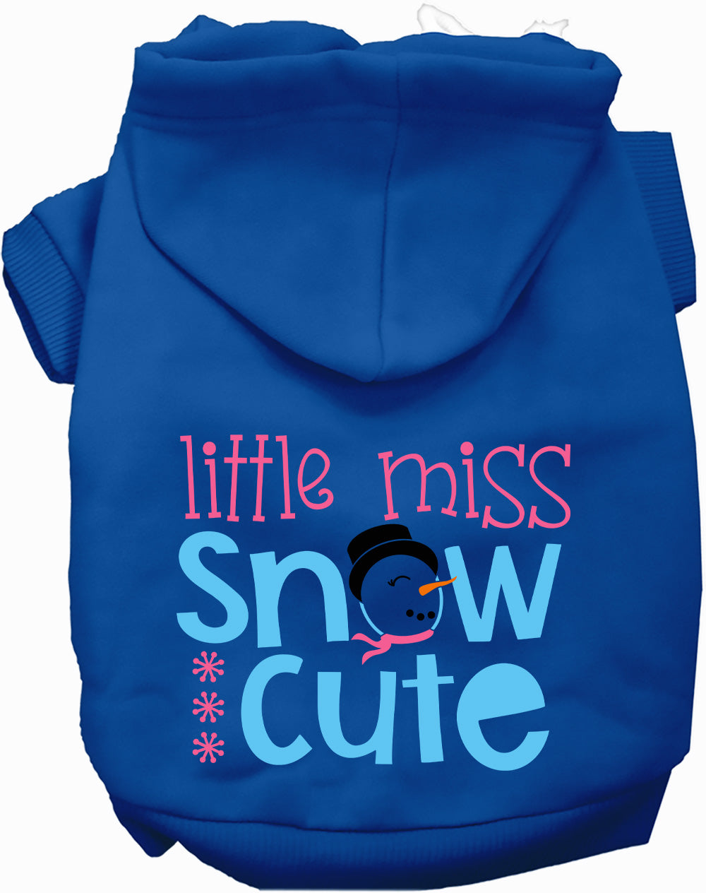Dog Hoodie Little Miss Snow Cute for Everyday Pet Style and