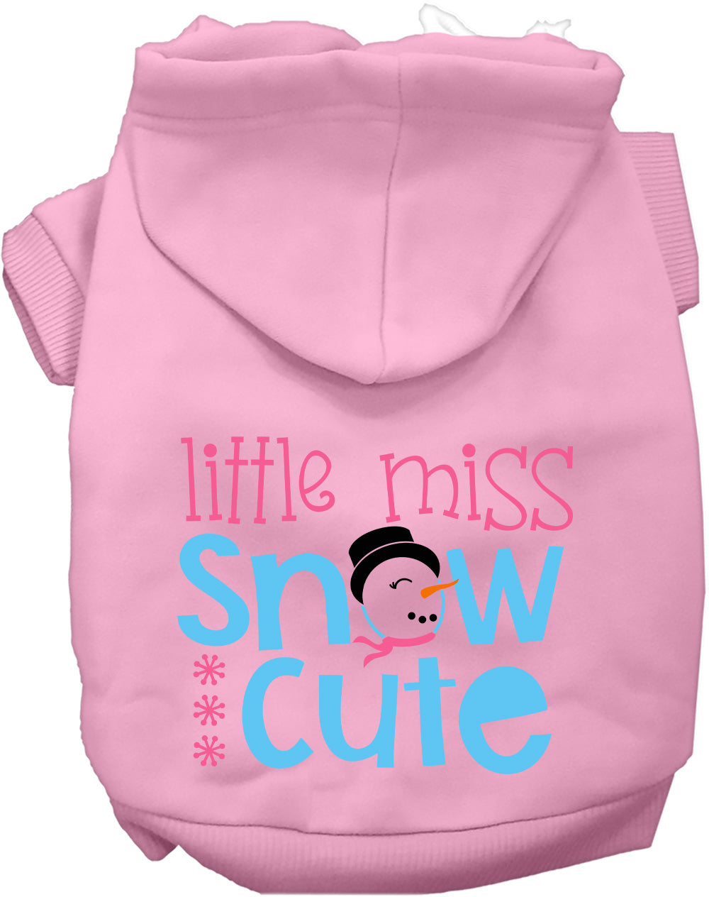 Dog Hoodie Little Miss Snow Cute for Everyday Pet Style and