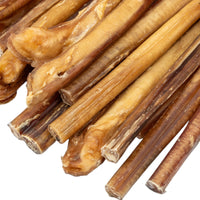 All-Natural Beef Bully Stick Dog Treats, Single Ingredient Dog Chews – 12-Inch Jumbo (25/case)