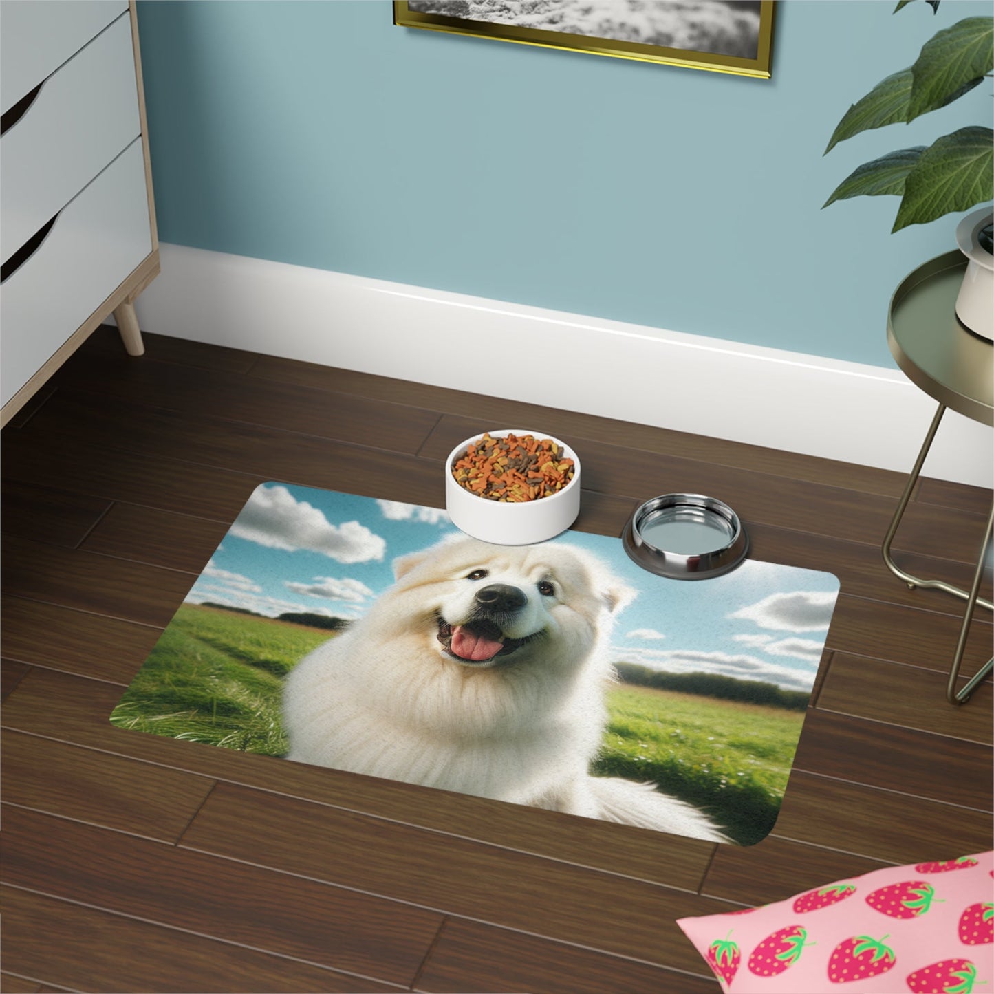 Pet Food Mat (12x18) - Maremma Sheepdog