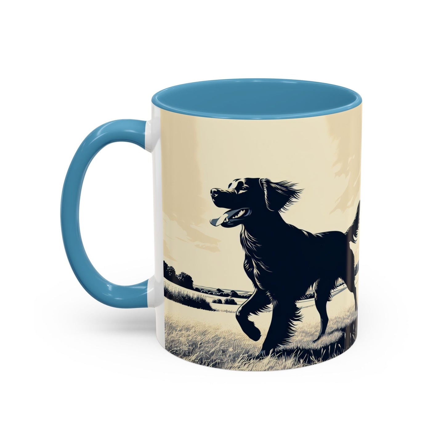 Flat Coated Retriever Accent Coffee Mug - Perfect Gift for