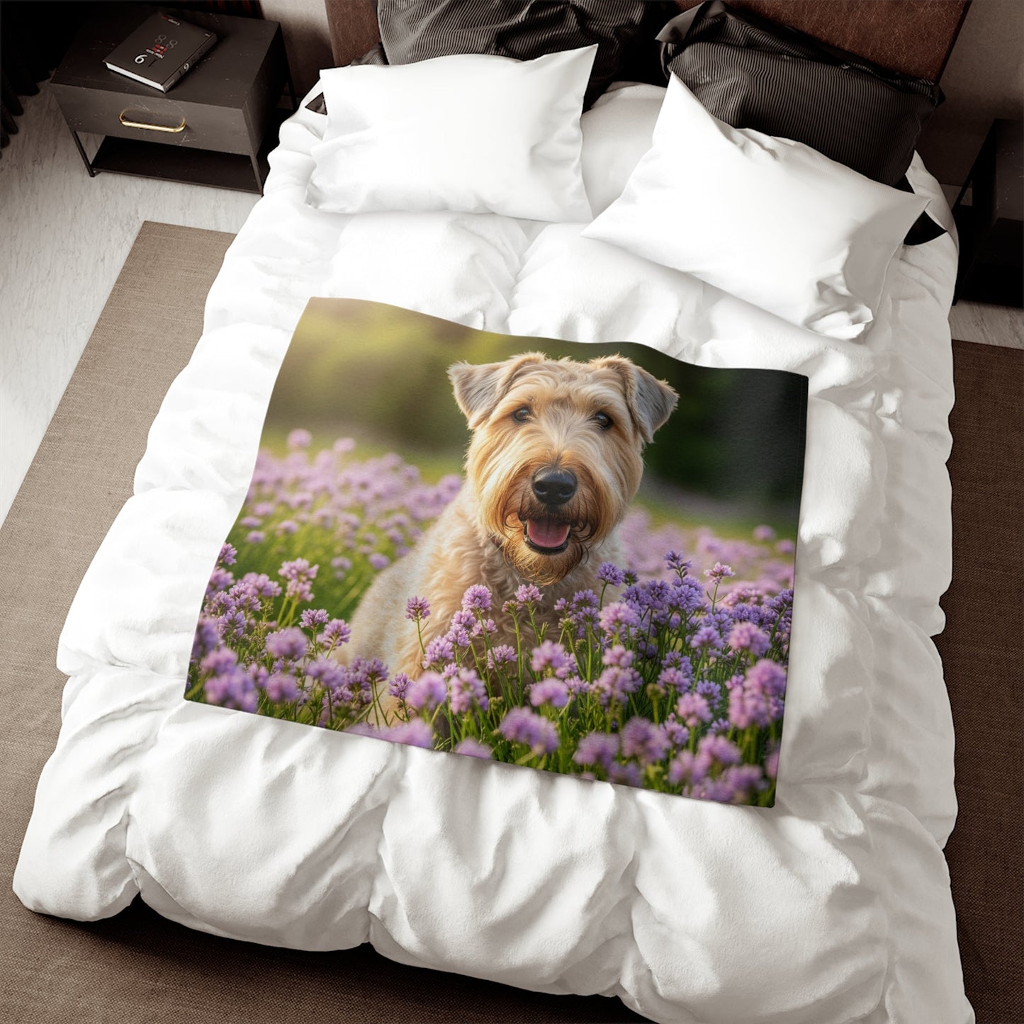 Soft Coated Wheaten Terrier Sweatshirt Blanket