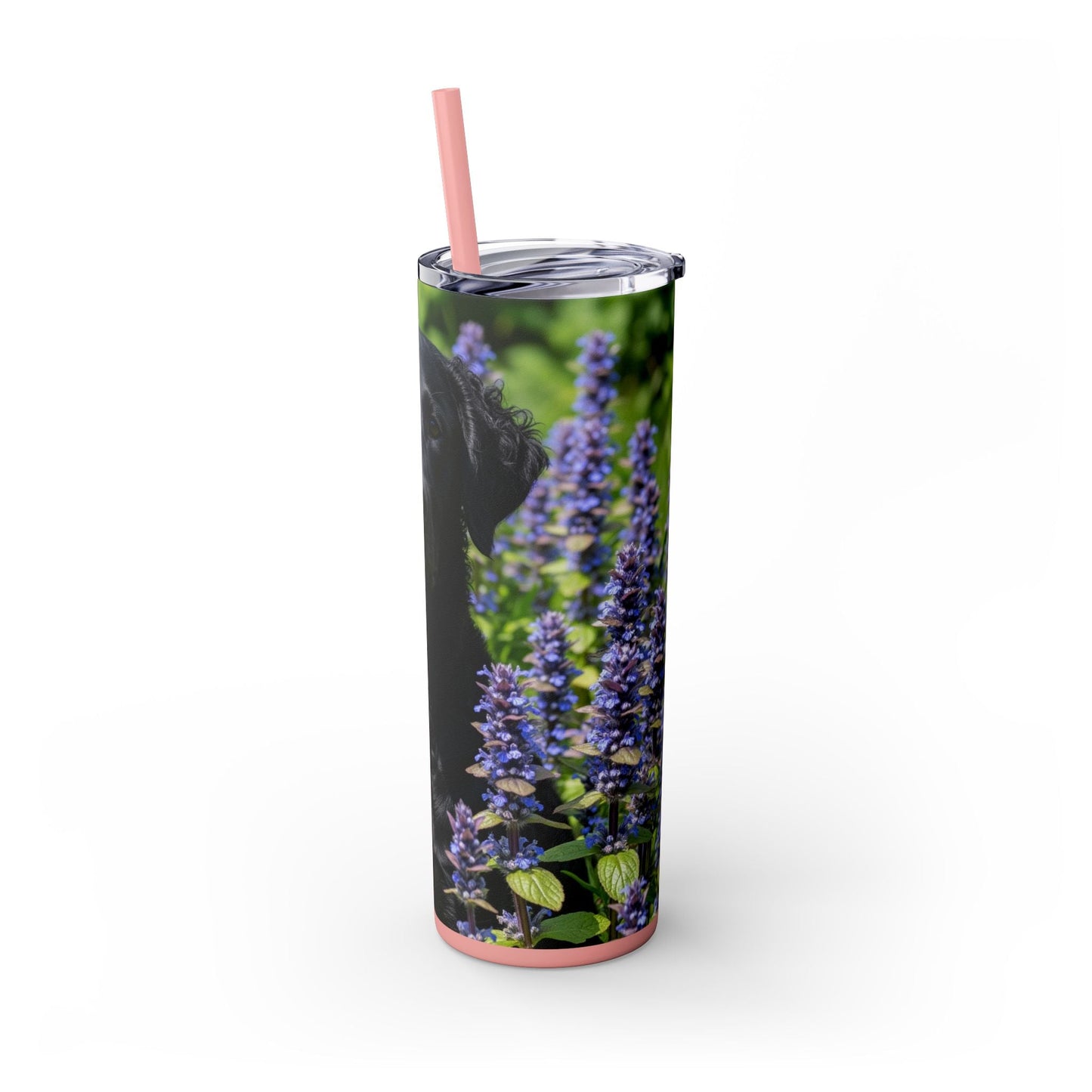 Curly Coated Retriever Tumbler with Straw, 20oz