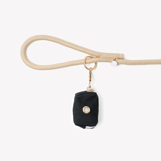 Poop Bag Holder Black Leash Clip 🖤