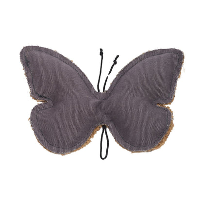 Butterfly Dog Chew Toy Canvas Jute Durable Safe 🦋
