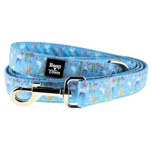 Dog Leash Sea World Pattern Cotton 5ft 3oz 🌊