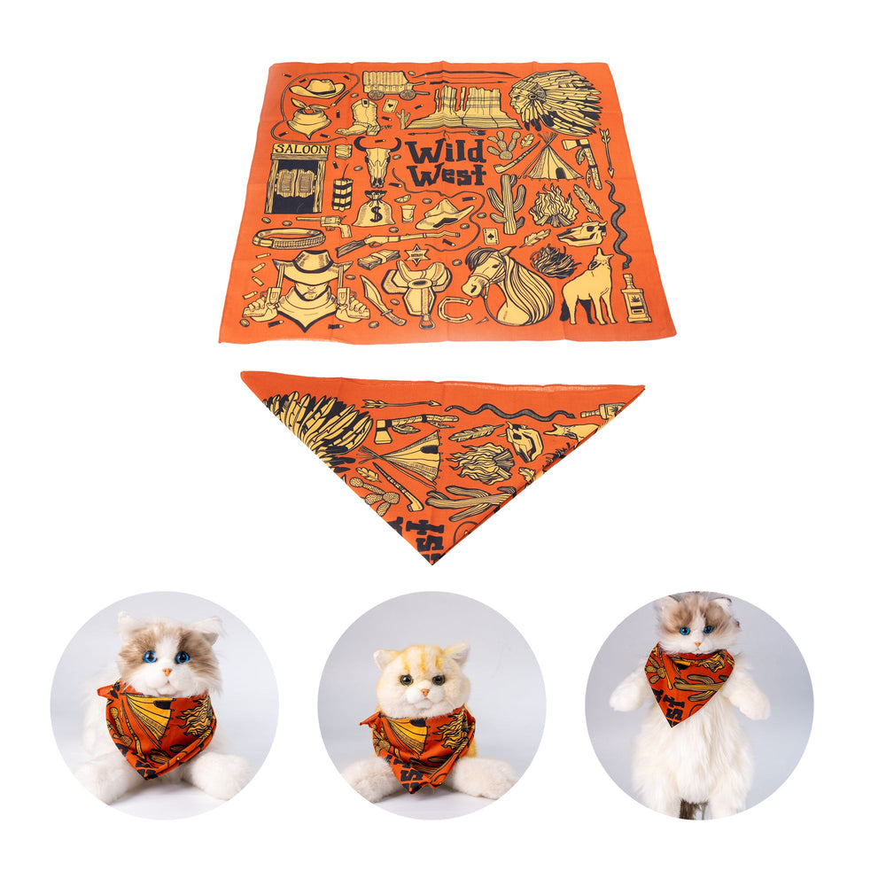 Western Cowboy Scarf for Cat Dog & Pet