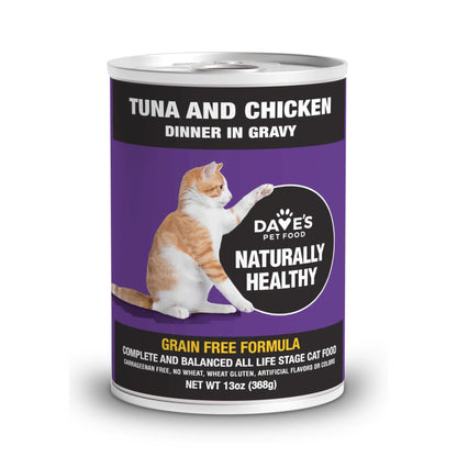 Dave's Cat Naturally Healthy Grain Free Tuna & Chicken