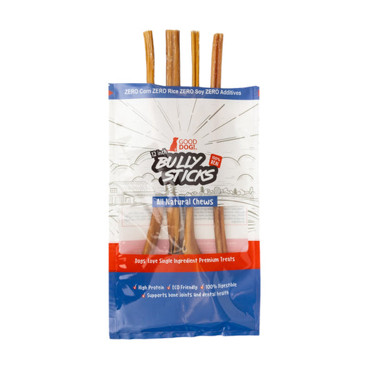 All-Natural Beef Bully Stick Dog Treats – Nutrient-Rich, and