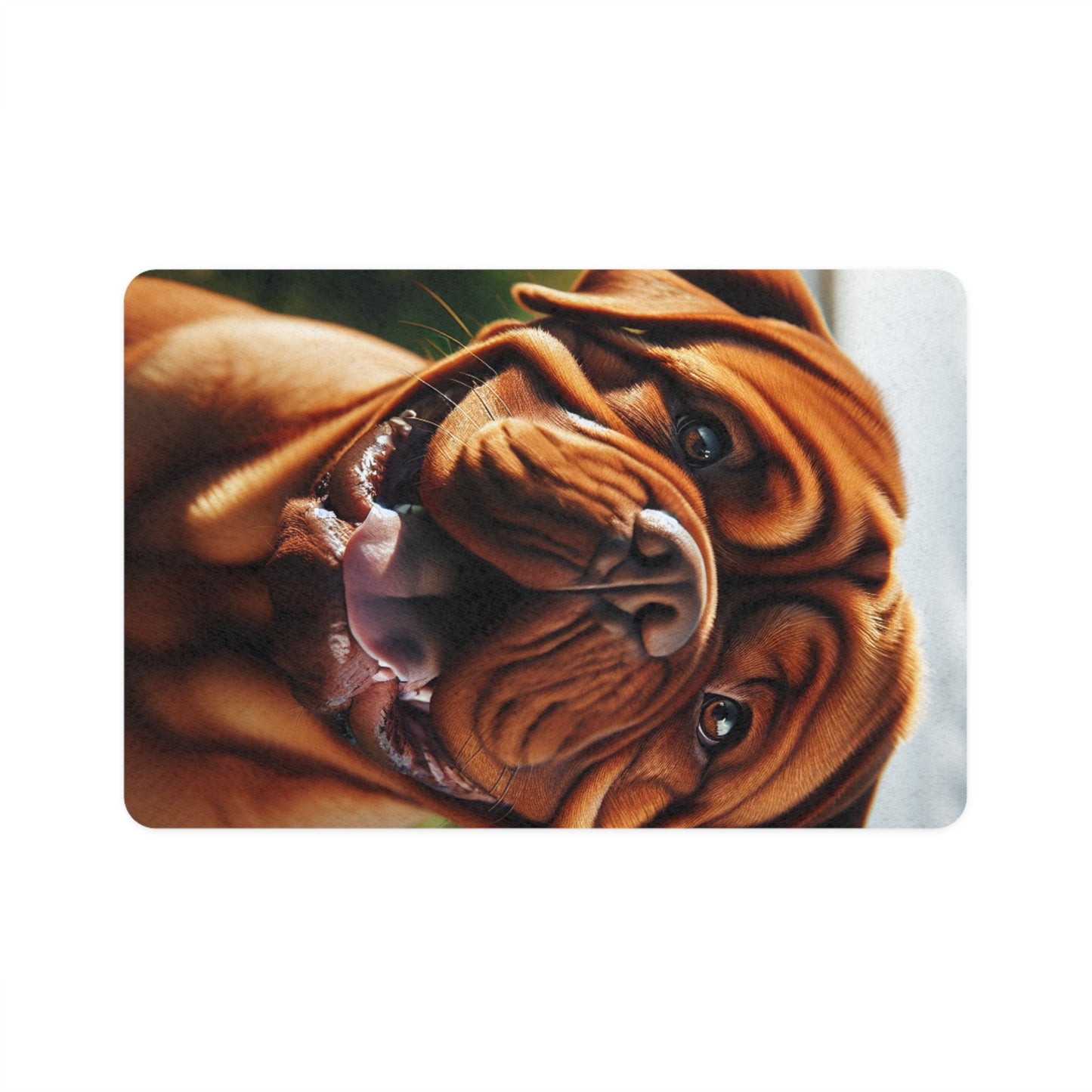 Vertical Pet Food Mat (12x18) - Dogue de Bordeaux