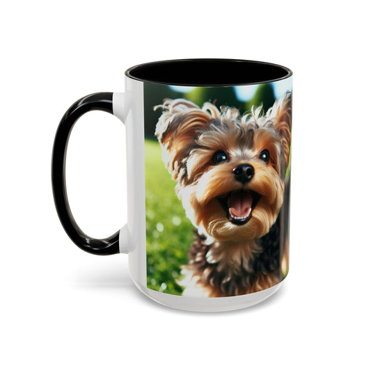 Yorkiepoo Accent Coffee Mug - Perfect Gift for Dog Lovers