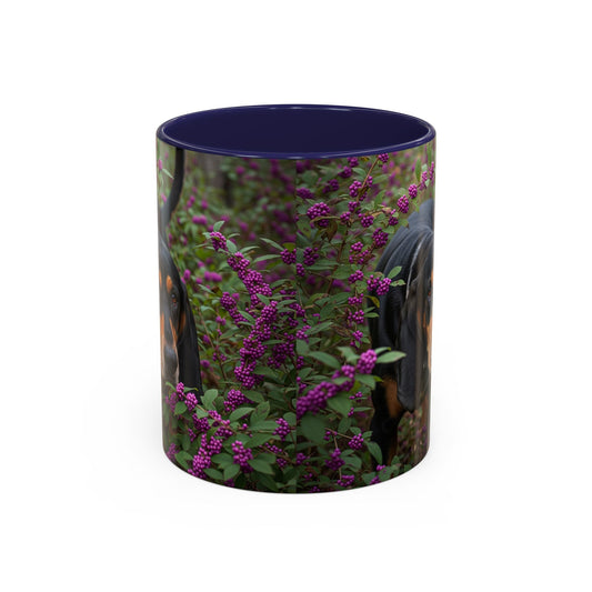 Black and Tan Coonhound Accent Coffee Mug - Perfect Gift for Dog Lovers