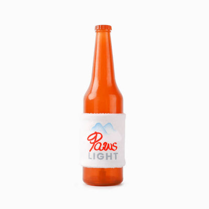 Boozy Tailz Paws Light Bottle Squeak Rubber Dog Toy