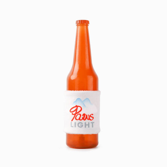 Boozy Tailz Paws Light Bottle Squeak Rubber Dog Toy