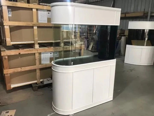 Rose Cherry Color * 120g Reef-Ready Glass Peninsula Bullet Bullnose U-Shape Aquarium Set