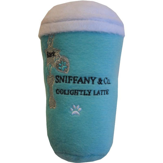 Sniffany & Co. "GoLightly Latte" Plush Squeak Dog Toy