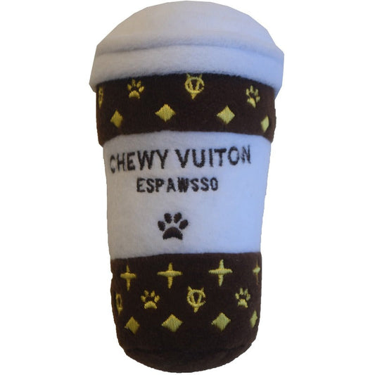 Chewy V "Espawsso" Plush Squeak Dog Toy