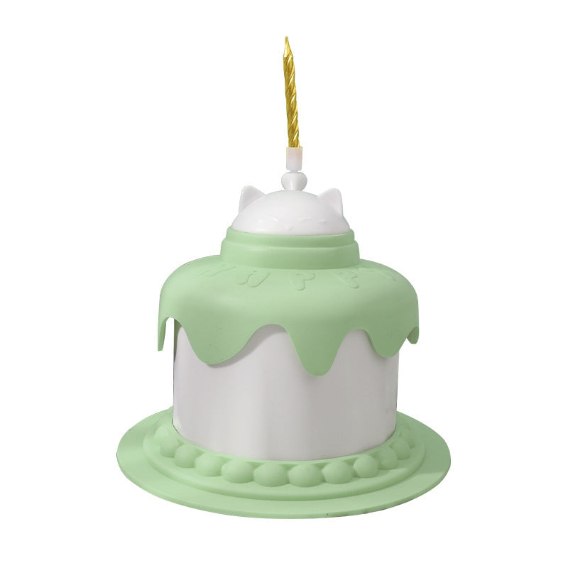 Cake-Shaped Slow Feeder Cat Bowl: Fun Mental Stim Mealtime