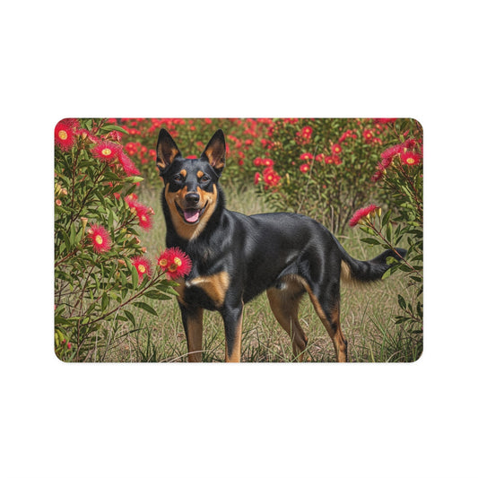 Pet Food Mat (12x18) - Australian Kelpie