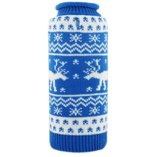 Reindeer Roll Neck Dog Sweater - Only Available in M and XL sizes