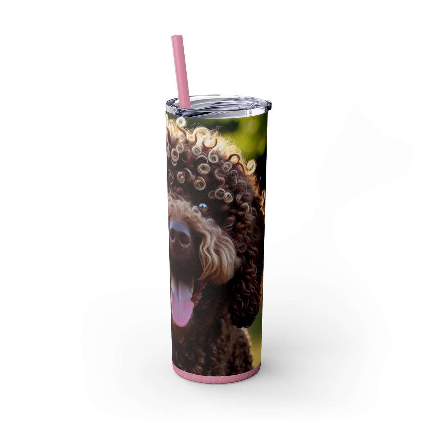 Curly Coated Retriever Tumbler with Straw, 20oz