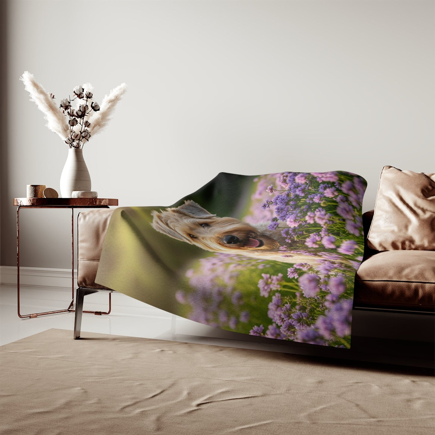 Soft Coated Wheaten Terrier Sweatshirt Blanket