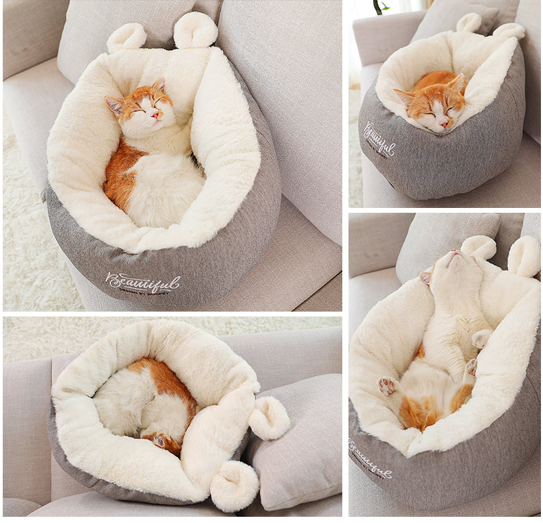 Dog Sleeping Bag Bed - Soft Warming Puppy Nest & Kennel