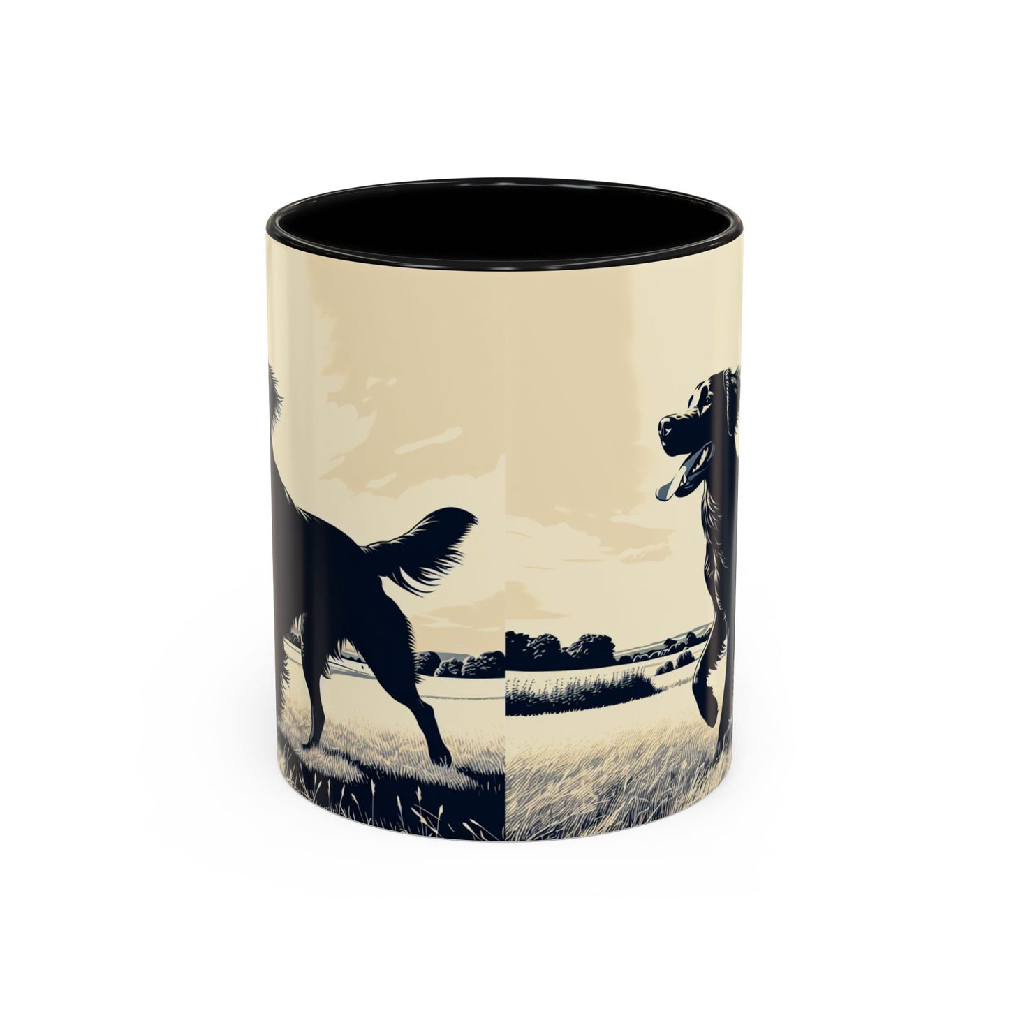 Flat Coated Retriever Accent Coffee Mug - Perfect Gift for