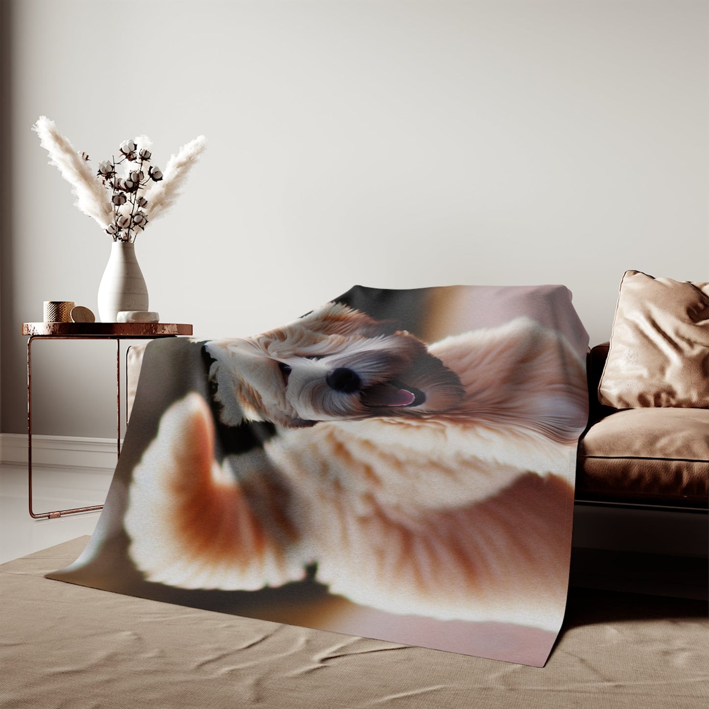 Soft Coated Wheaten Terrier Sweatshirt Blanket