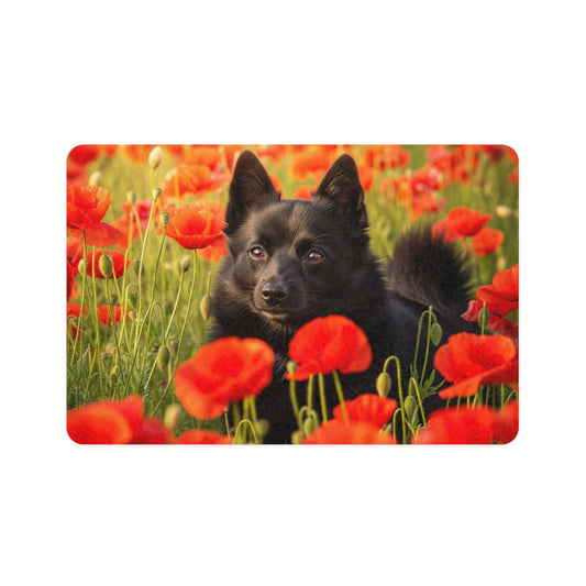 Pet Food Mat (12x18) - Schipperke
