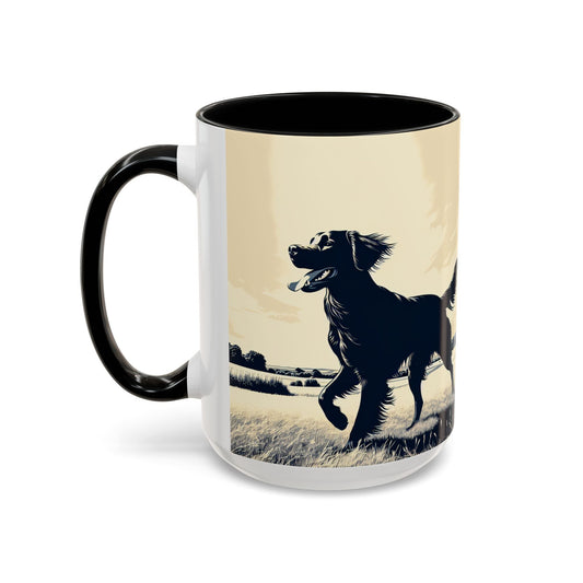 Flat Coated Retriever Accent Coffee Mug - Perfect Gift for